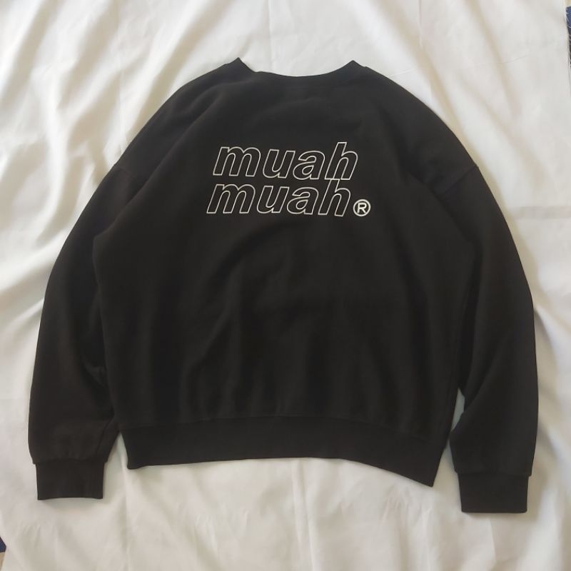 crewneck oversize muah muah