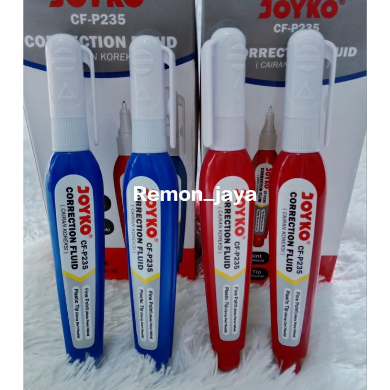 

(isi 6 pcs) tip ex joyko cair CF-P235 / tip ex joyko cair