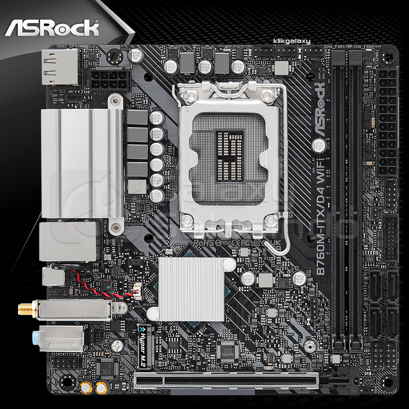 Asrock B760M ITX/D4 Intel LGA1700 B760 DDR4 Motherboard Raptor Lake