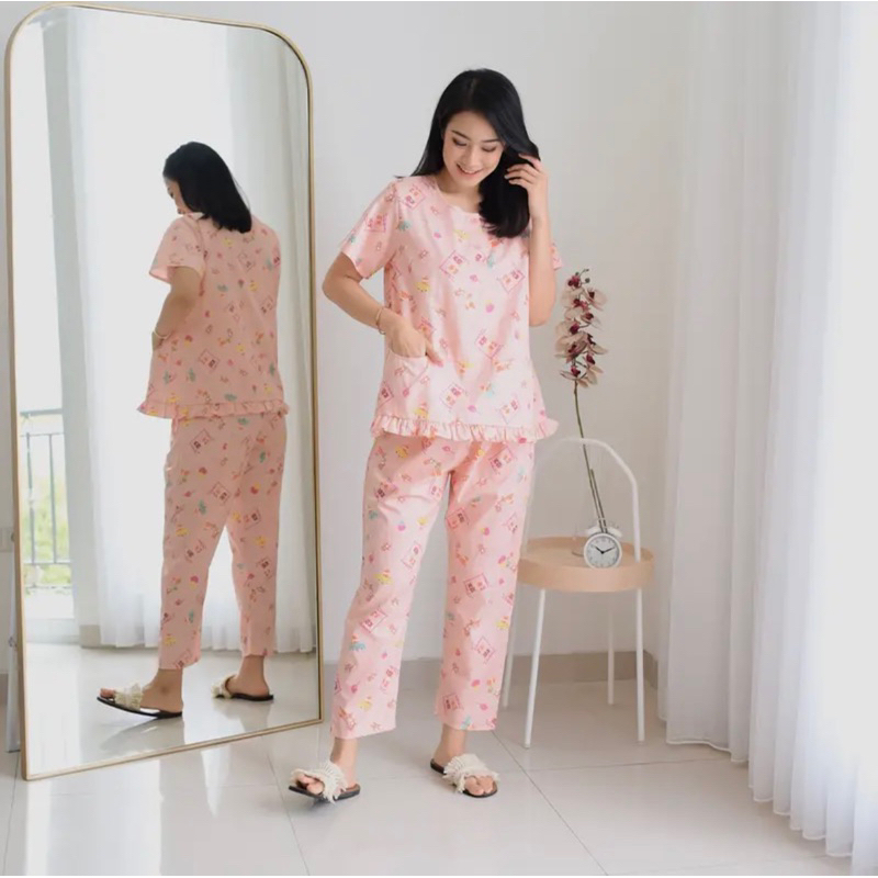 SUNLY berlengan celana panjang UK 18 / celana panjang BAJU TIDUR SUNLY