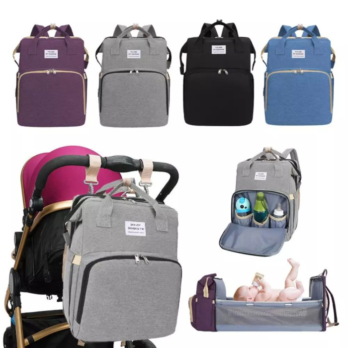 Tas Bayi Portable Multi Fungsi | kasur Matras Bayi - Baby Portable Bed