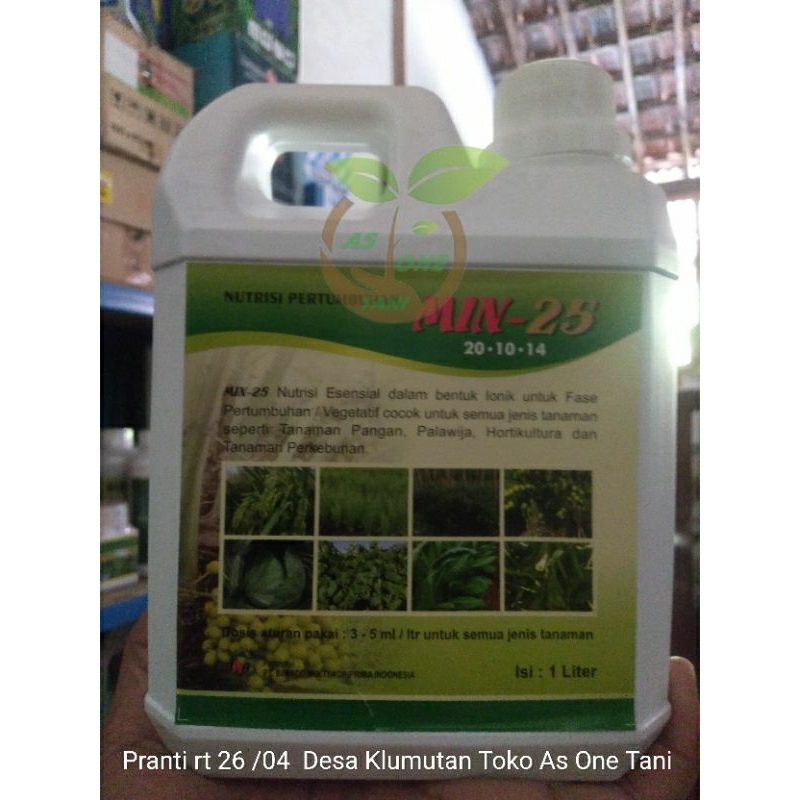 Pupuk Pertumbuhan Min - 25 NPK 20-10-14 Bimaco