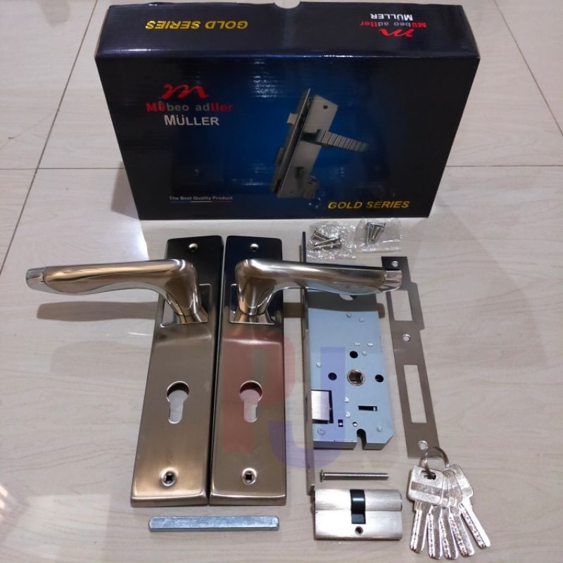 Handle Pintu Kunci Rumah Set Muller M978311