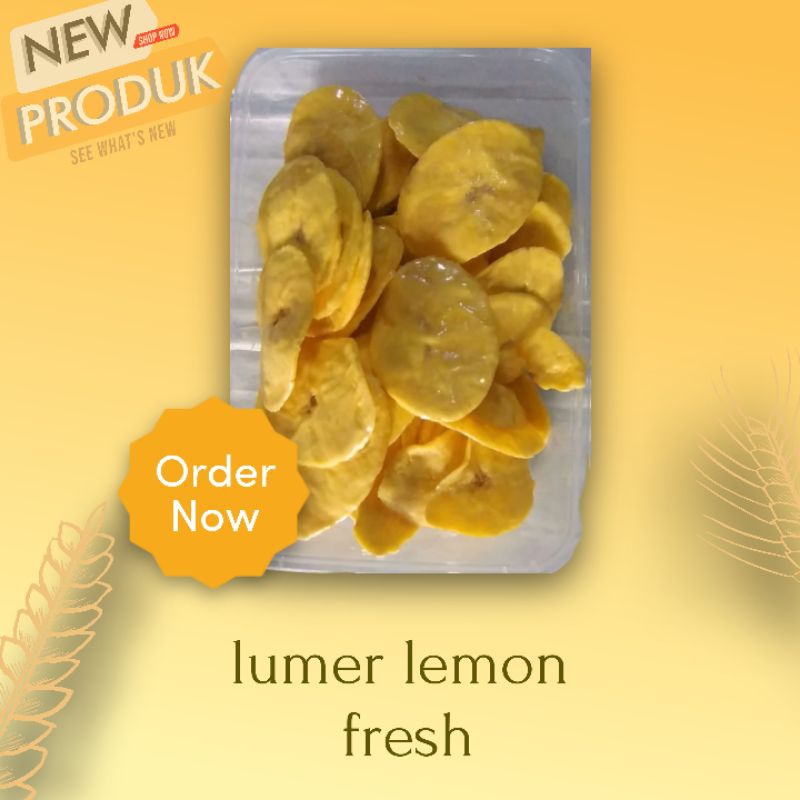 

Keripik pisang coklat lumer Lemon fresh