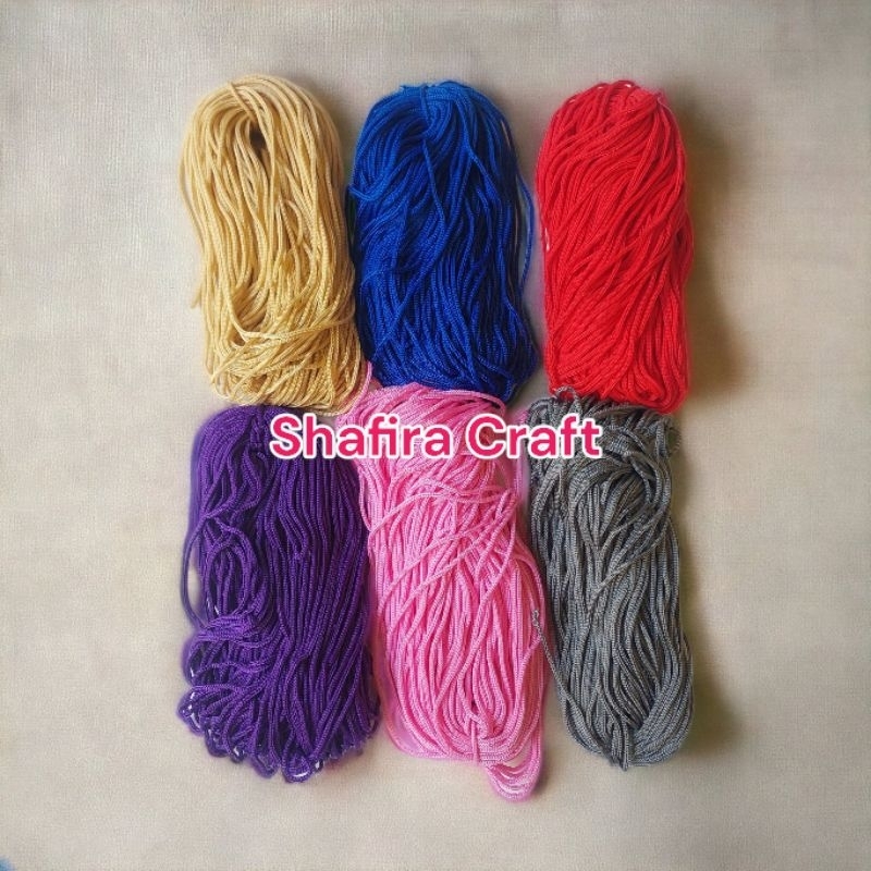 Tali Kur 2mm berat 100 gram bisa untuk rajutan