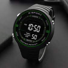Jam Tangan Lasika  K-Sport Pria Bulat Elegant Tali Karet