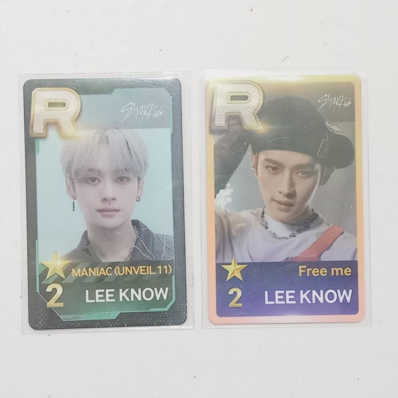 Stray Kids SKZ Lee Know Superstar JYP R Card Unveil Photocard PC