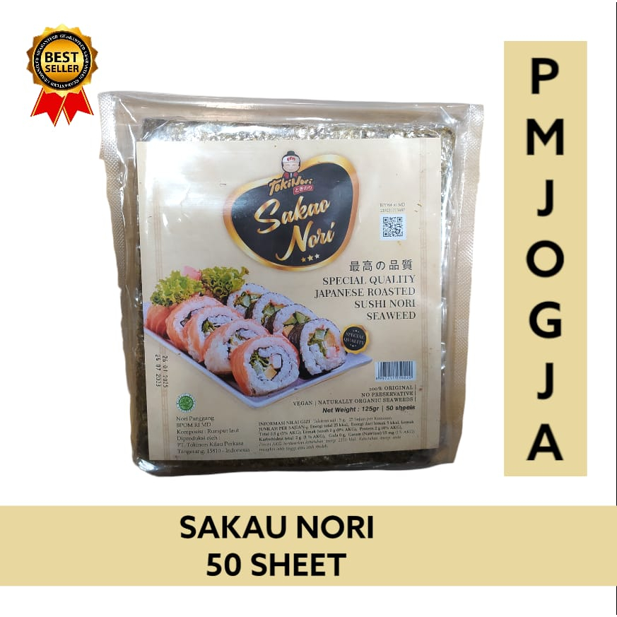 

Sakao Nori Special Grade Seaweed 50 Sheet lembar / Rumput Laut kering isi 50