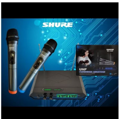 mic wireless shure wr889 wr 889 handheld