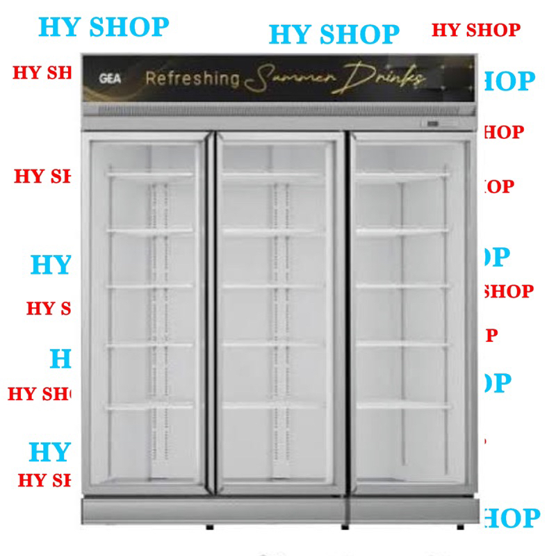 GEA EXPO 1900IC SHOWCASE DISPLAY COOLER KULKAS KACA KULKAS 3 PINTU 1886 LITER