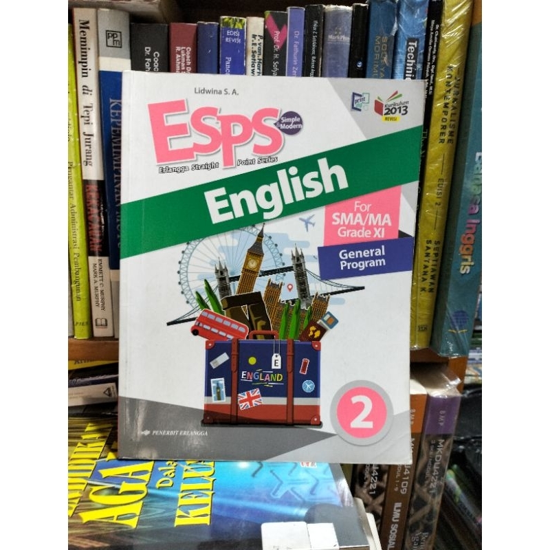 buku esps bahasa Inggris untuk SMA/MA kelas 11 penerbit Erlangga