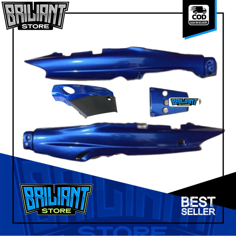 BEST SELLER Cover Bodi Yamsha Fiz Fiz R Set Tutup Aki Bok Aki Warna Biru Berkualitas