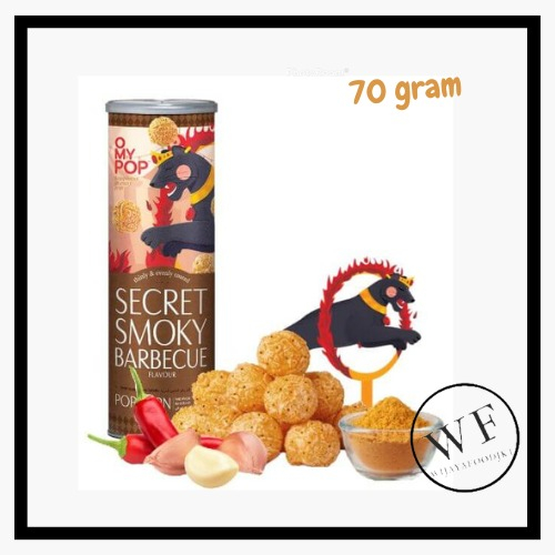 

Omypop Popcorn Smoky Barbecue Toples / Popcorn rasa barbeque BBQ 70grm