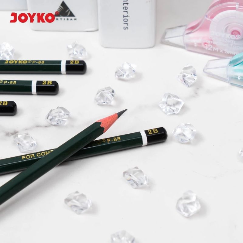 

Pencil Pensil Joyko P-88 2B 1 BOX 12 PCS pensil 2B pensil komputer 12 buah