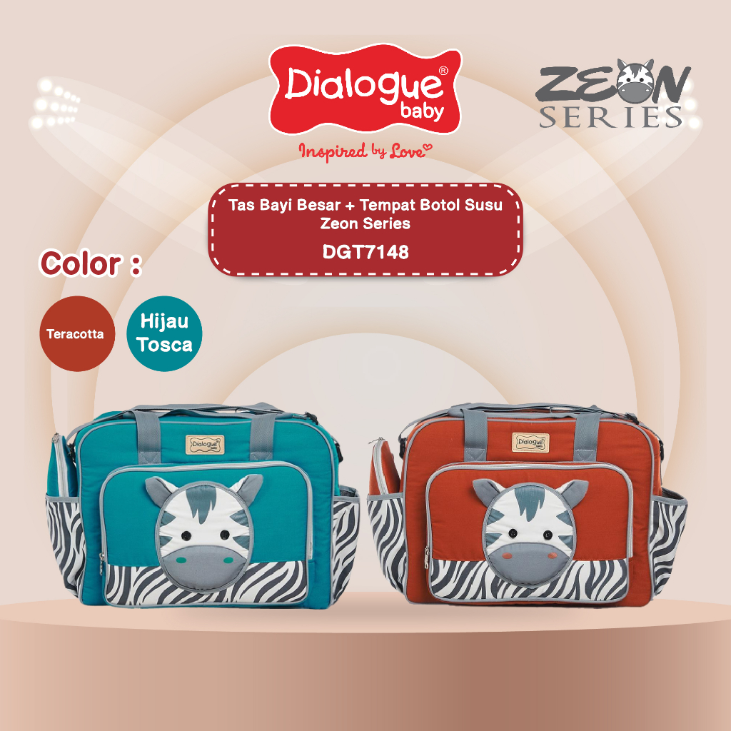 Dialogue Baby Tas Bayi Besar + Tempat Botol Susu Zeon Series DGT7148