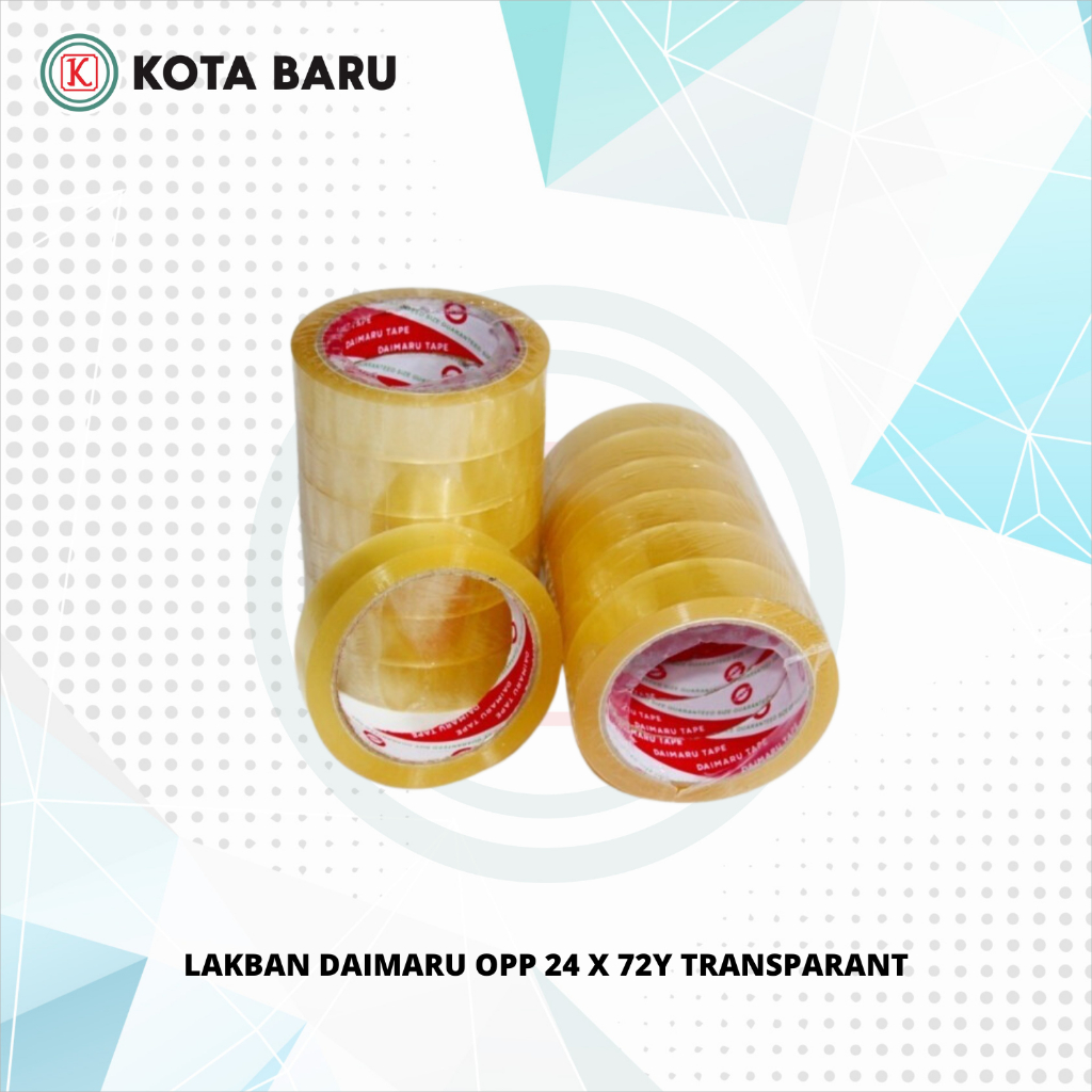 

LAKBAN DAIMARU OPP 24 X 72Y TRANSPARANT