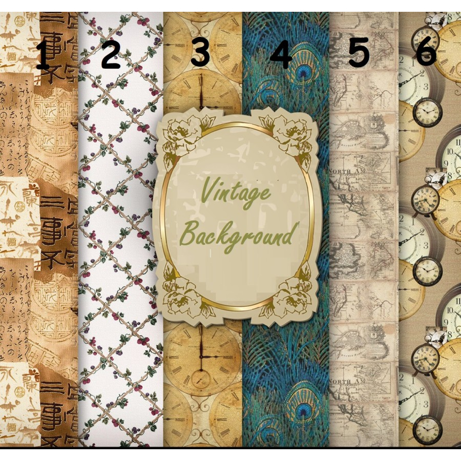 

Kertas Scrapbook - Vintage Background_FFH23 Design