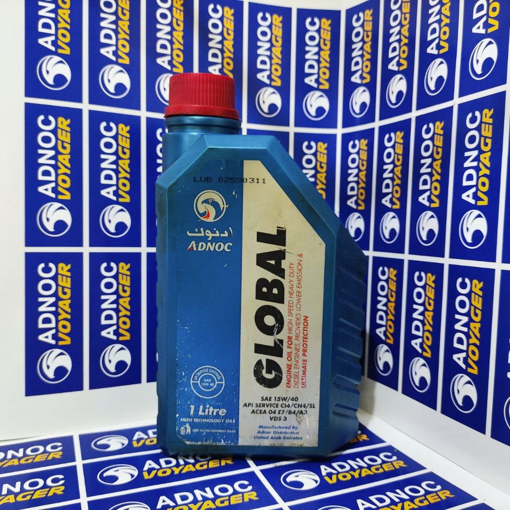 ADNOC GLOBAL 15W40 15W-40 API CI-4/SL 1 LITER