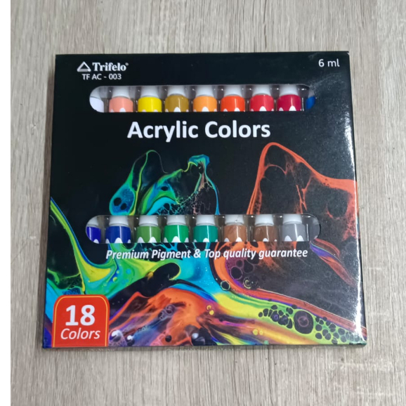 

Cat Acrylic Trifelo 18 warna 6 ML