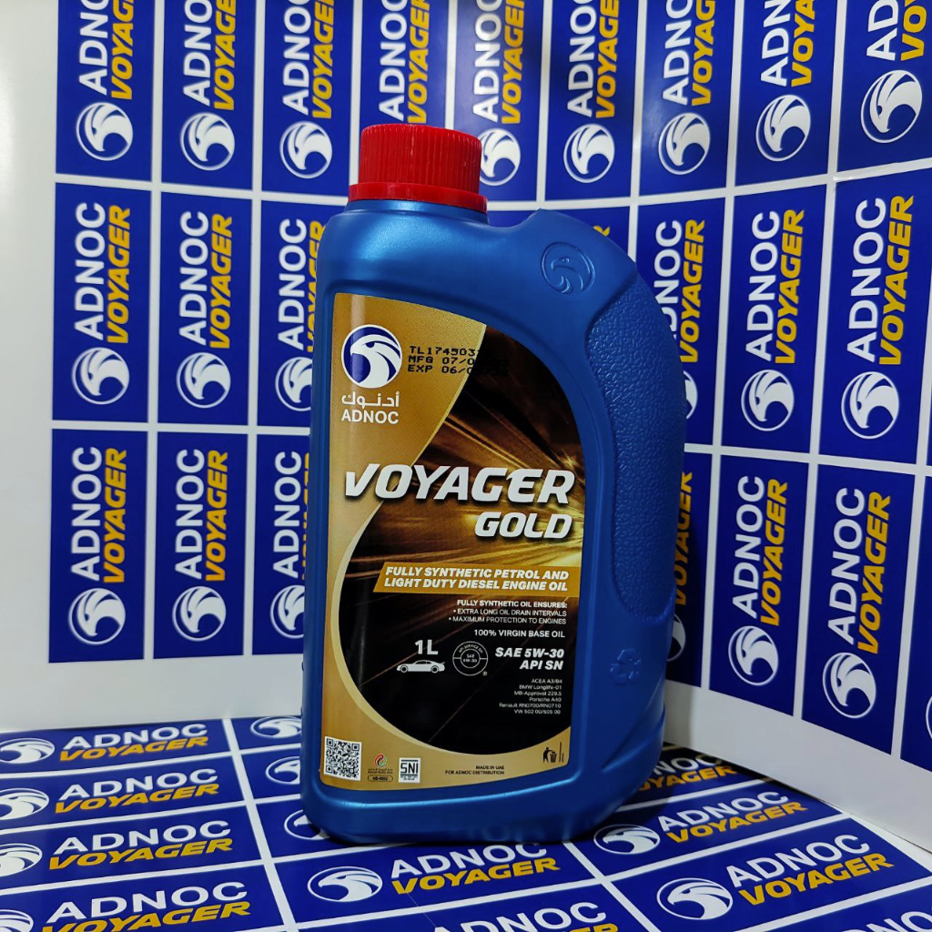 ADNOC VOYAGER GOLD 5W30 5W-30 API SN 1 LITER