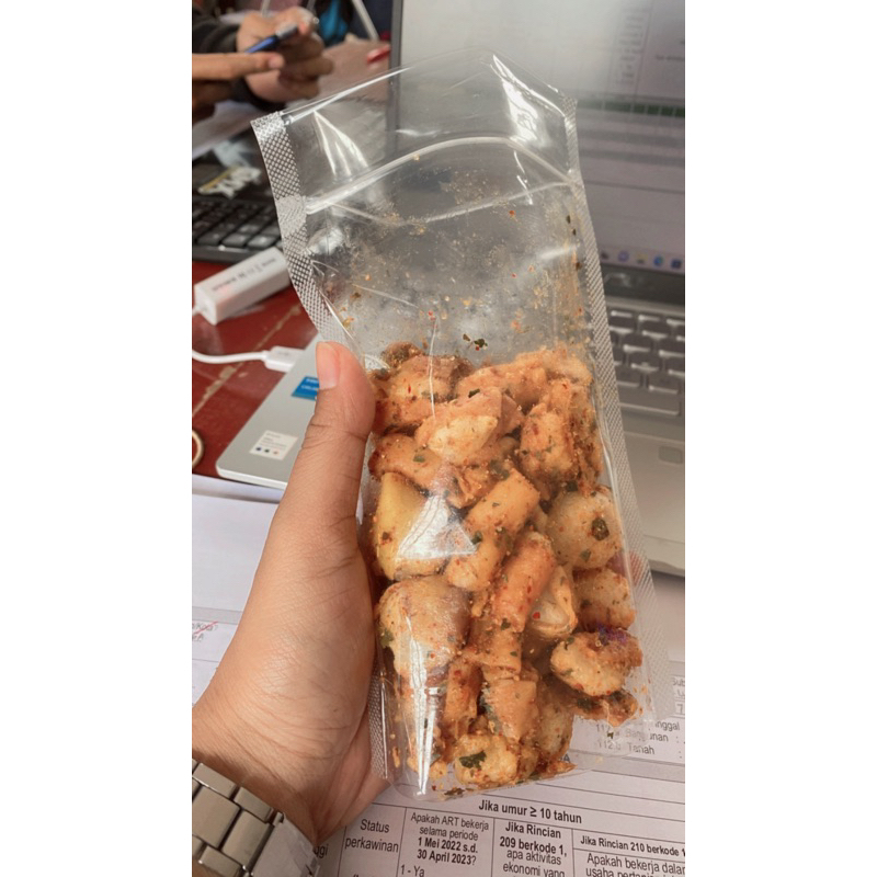 

Siomay Kering Pedas Daun Jeruk