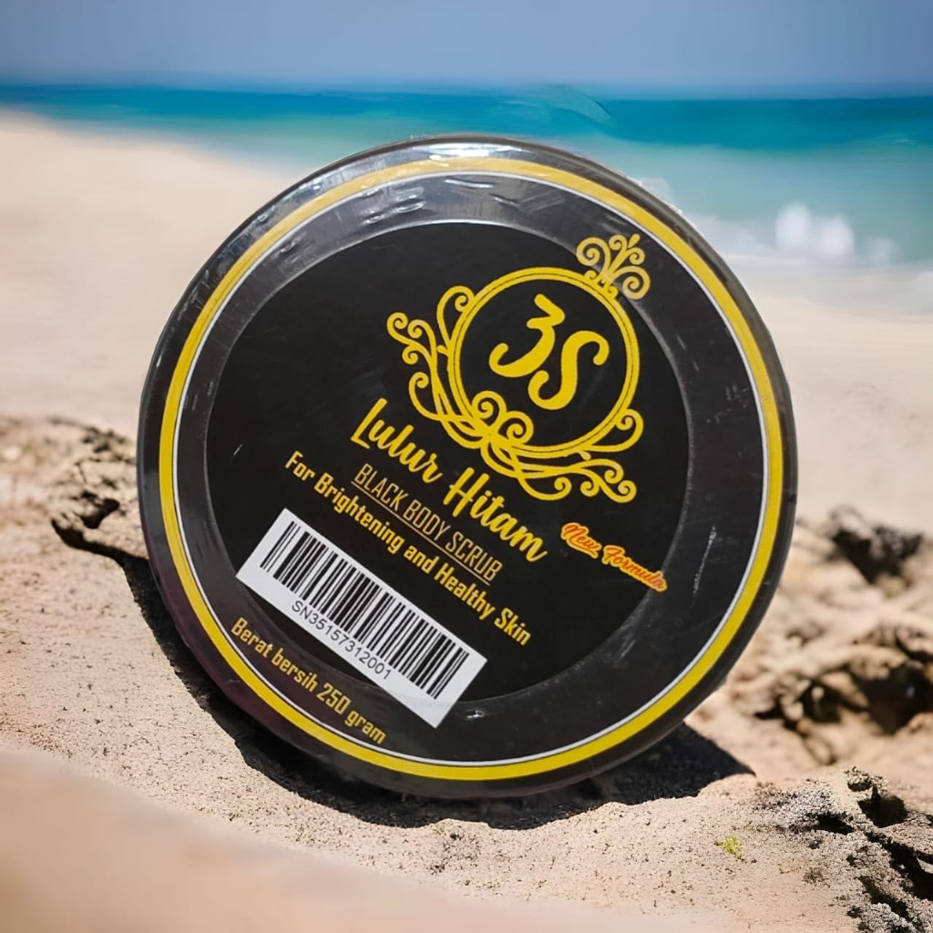 3S Lulur Hitam Black Body Scrub 250gr