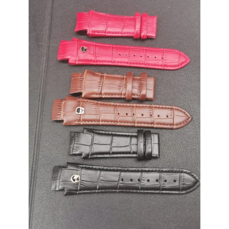 Tali/Strap Jam  Aigner Palermo Tali Jam Tangan Kulit AIGNER 26X22  Tali Jam Aigner Palermi Pria