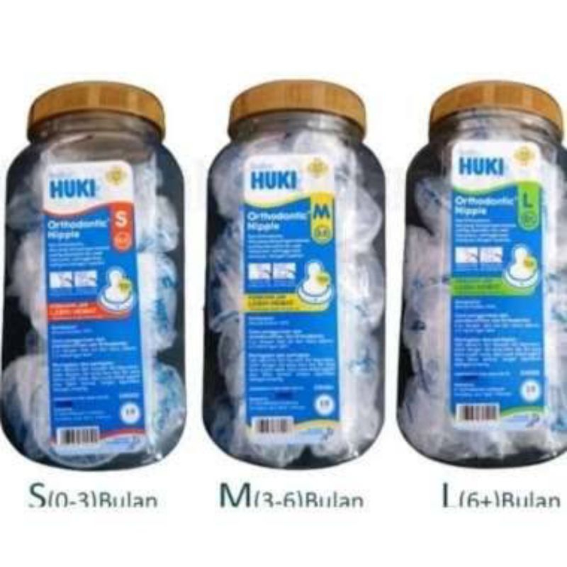 Huki ortho gepeng silicone dot satuan