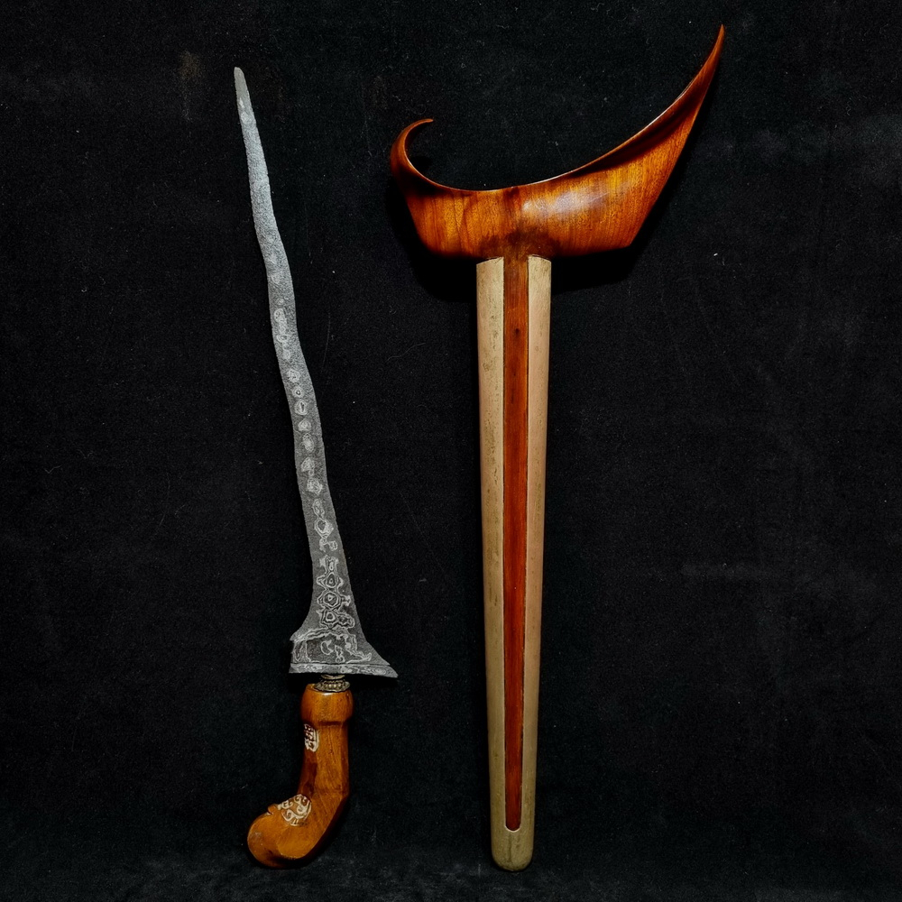Keris Segaluh Pamor Melati Sinebar Kuno