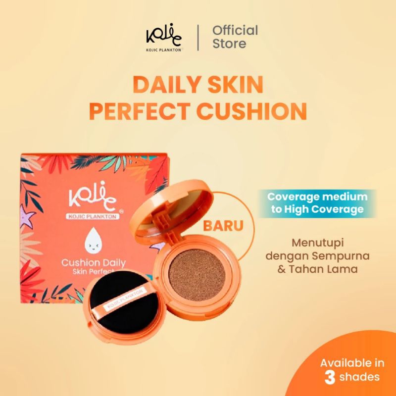 KOJIC PLANKTON CUSHION DAILY SKIN PERFECT ORIGINAL BPOM