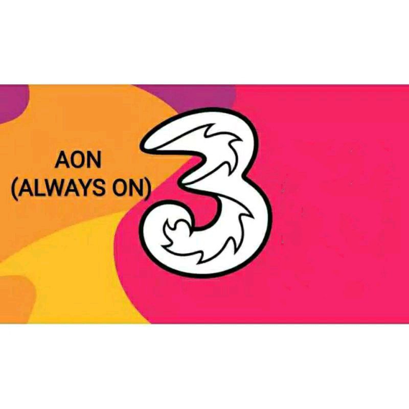 Paket Data 3 Tri Three AON (Always ON)