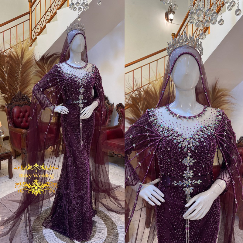 Gaun pengantin slim dres premium || Gaun pengantin slim || Gaun pengantin