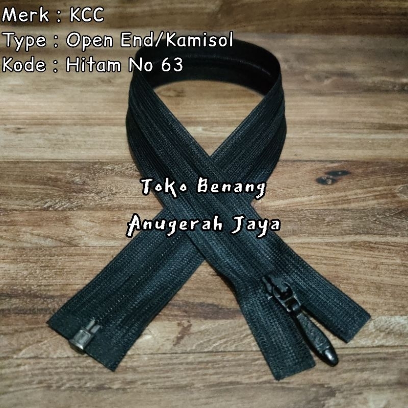 Resleting Jepang Kamisol KCC Open End No 63 Hitam