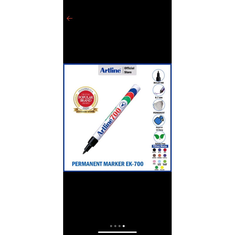 

Artline EK-700 Slim and Pocket Clip Marker