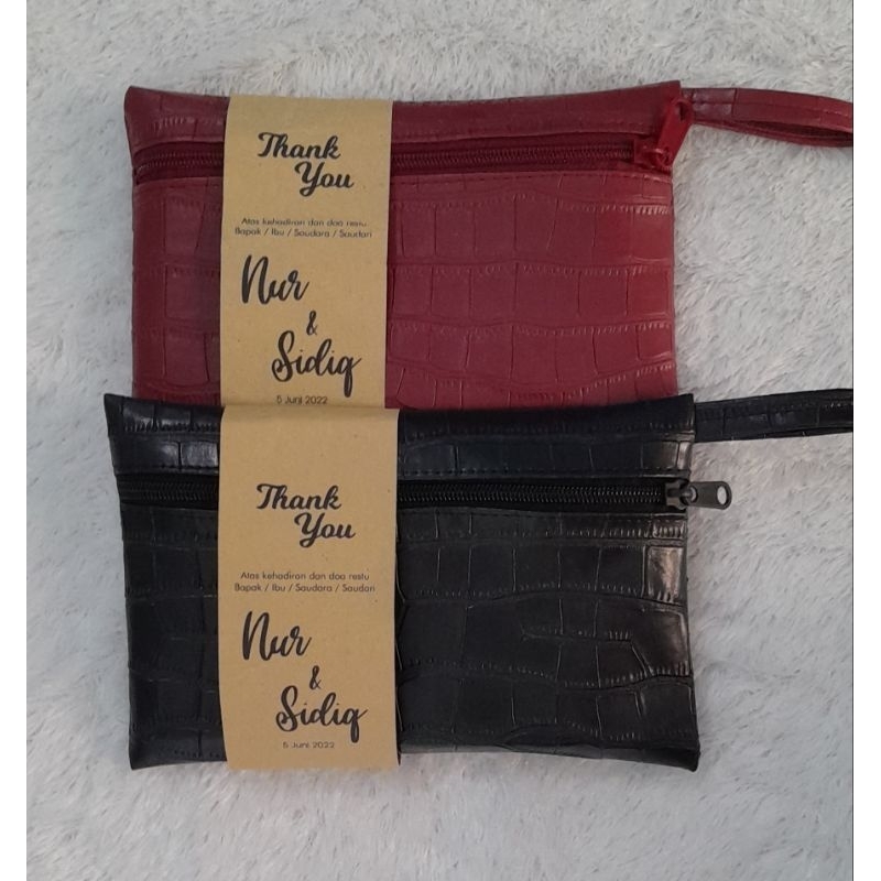 souvenir pernikahan/souvenir murah/pouch croco/souvenir unik/dompet souvenir/hampers