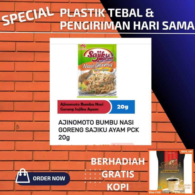 

sajiku nasi goreng 20 gram 1 sachet