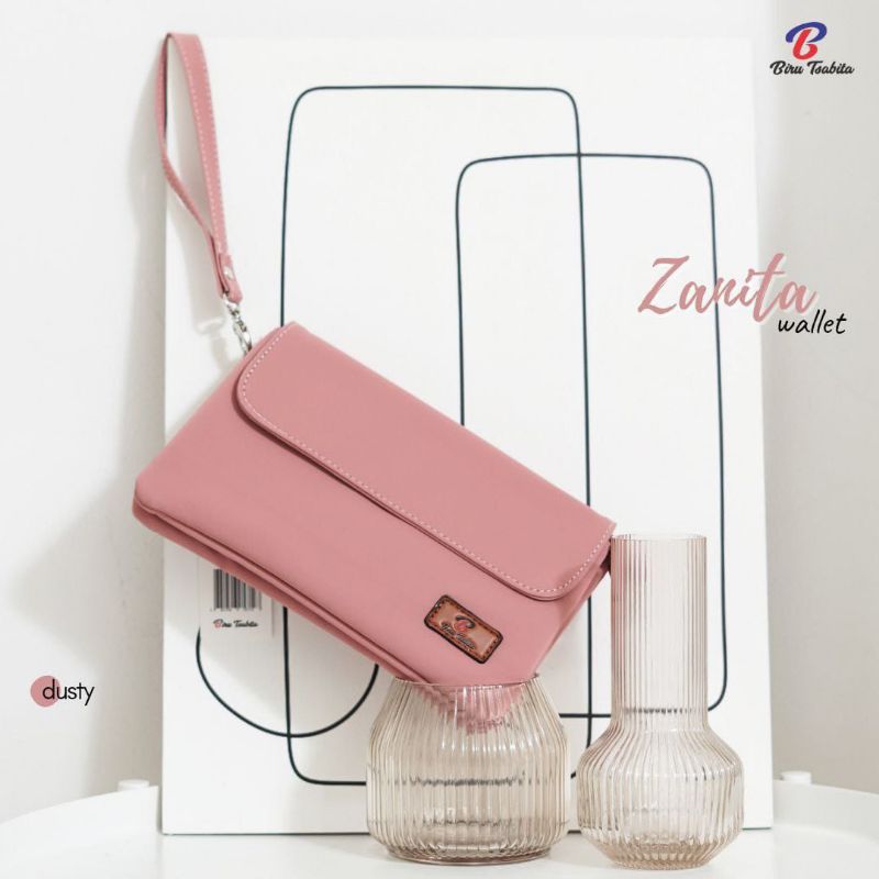 Zanita by Biru Tsabita warna Dusty/Pouch/Dompet/Tas