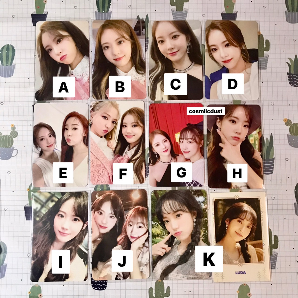 [cek dekripsi] wjsn luda photocard pc unnatural neverland sg 2022 wonderland