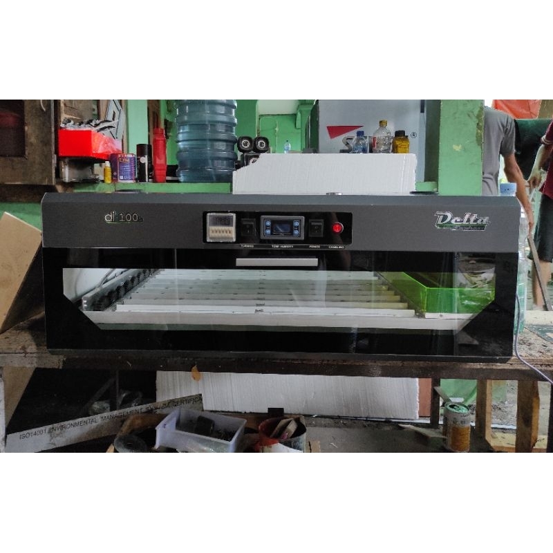 Mesin tetas telur otomatis Delta Incubator kapasitas 100 butir tipe Full spek
