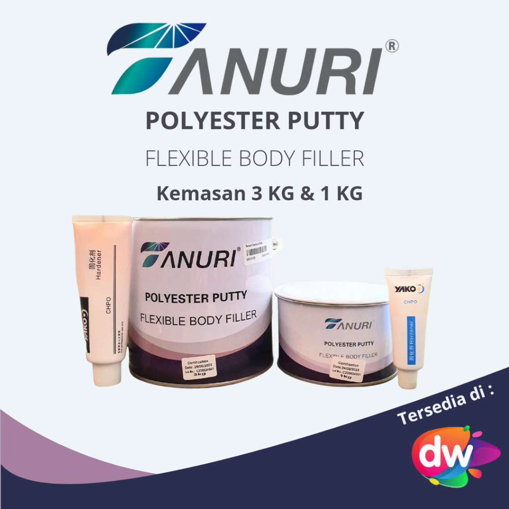 [Sulsel-Sulbar] Tanuri Polyester Putty (Dempul Tanuri)