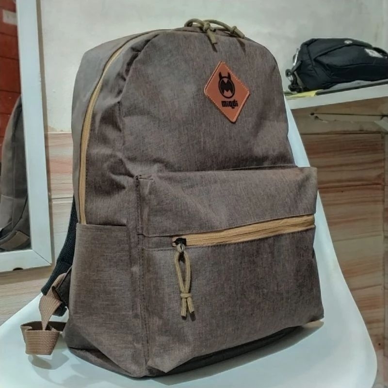 Tas Ransel Sekolah Distro BAHAN DENIM Miqdi Distro