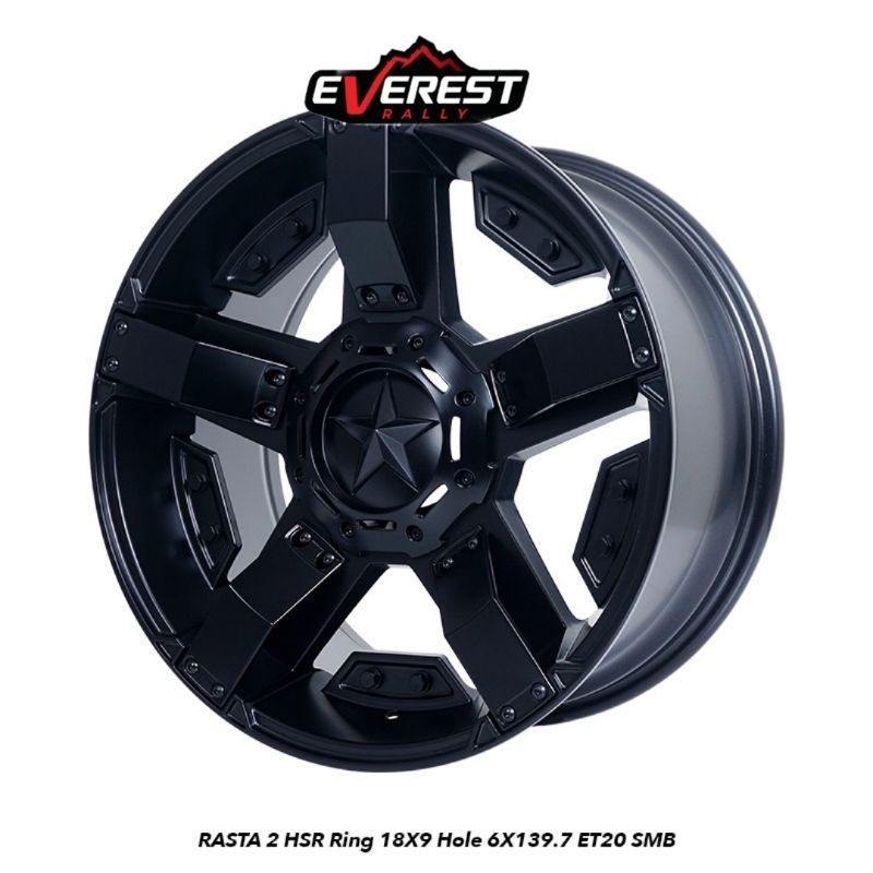 VELG HSR RASTA 2 RING 18 LEBAR 9 HOLE 6X139,7 ET20 SMB