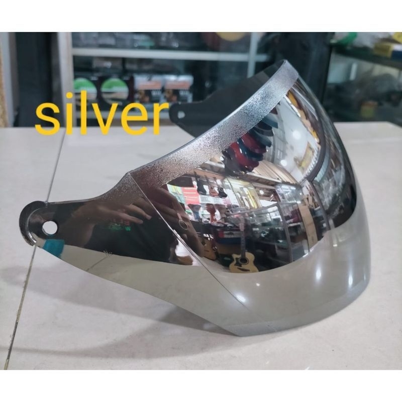 Kaca helm/visor helm gm evo/gm fiktur 100%orginal INKO (silver)