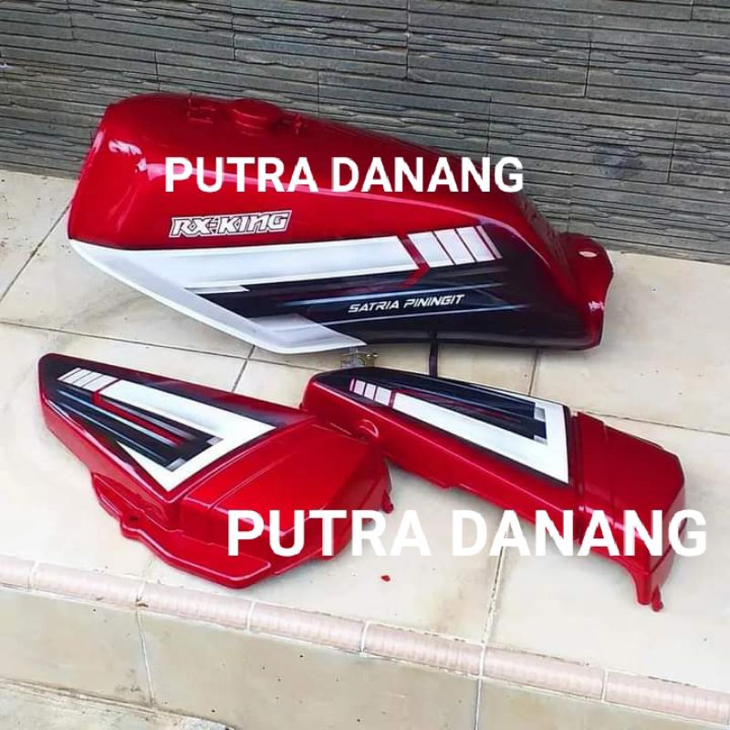 Tangki Tengki Set Yamaha RX King Airbrush Merah Putih Hitam Termurah kualitas