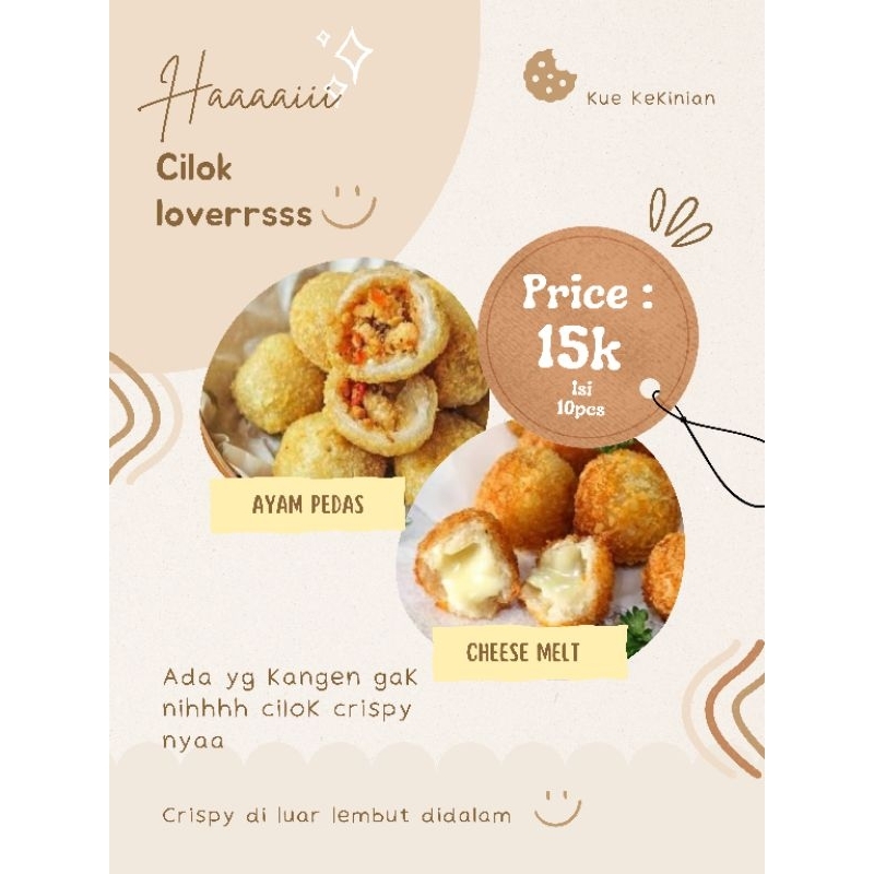 

cilok crispy / cireng ayam suwir