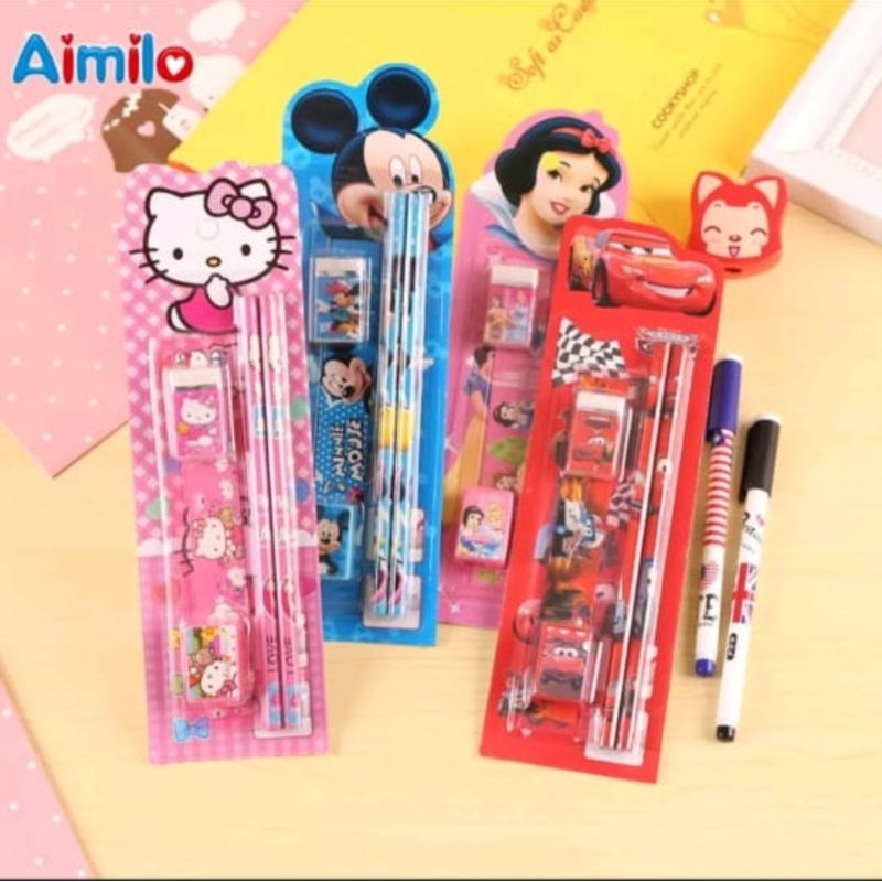 

set alat tulis anak