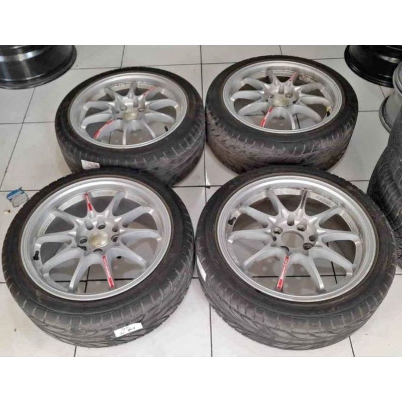 Velg Mobil Murah Ce28 Ring 16 Pcd 4x100/114 ÷Ban Ach 195 45 R16 Buat Brio Sigra Jazz Karimun Ayla