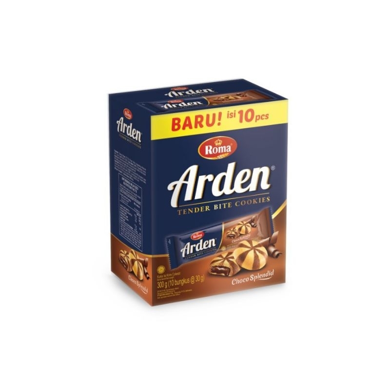 

Roti biskuit Roma Arden coklat splendid kemasan box