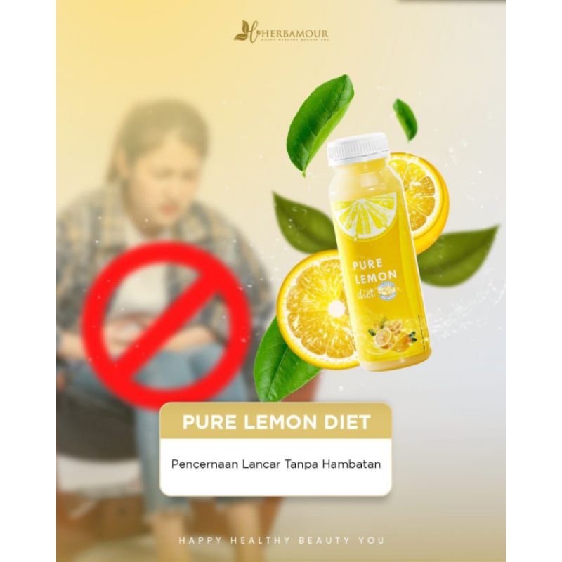 

PURE LEMON DIET HERBALOV | 100% Perasan buah lemon asli tanoa camputan ait