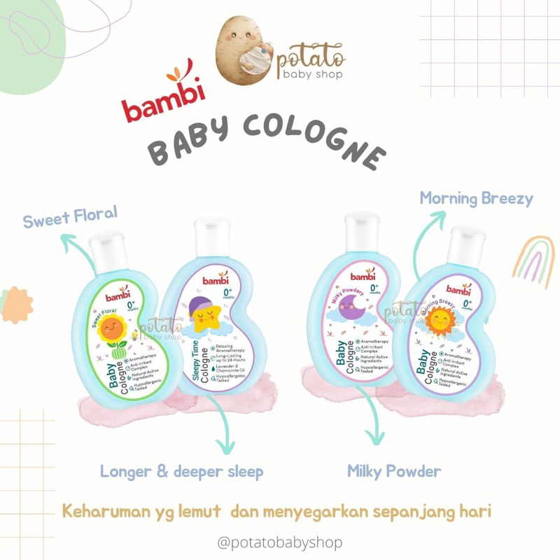 Bambi Baby Cologne - Parfum Bayi Bambi